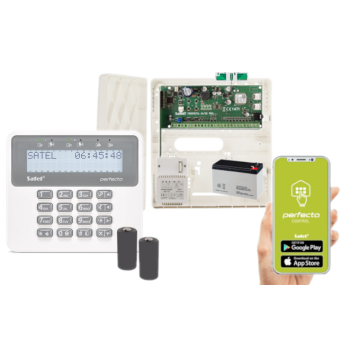 ZESTAW ALARMOWY SATEL PERFECTA 32-WRL SET-A + PRF-LCD-WRL + 7Ah + AWT150